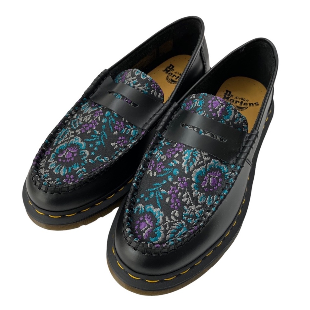 NWOT Dr. Martens Penton Floral Jacquard Loafers Mens Size 7 Ladies Size 8